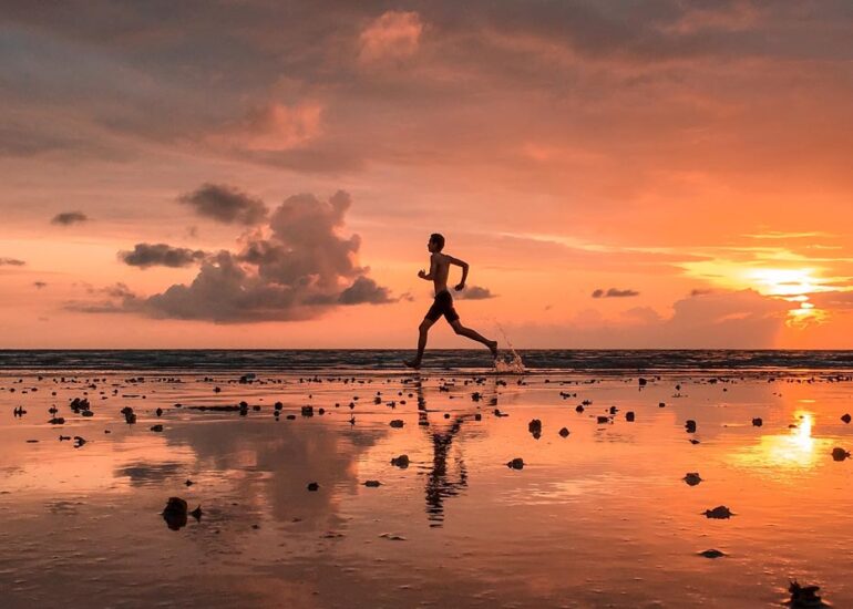 running